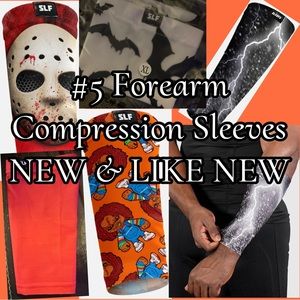 5 Sleefs Forearm Compression Sleeves XL Men Women NWT & Like NEW